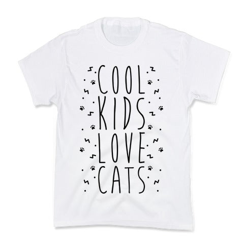 Cool Kids Love Cats Kid's Tee