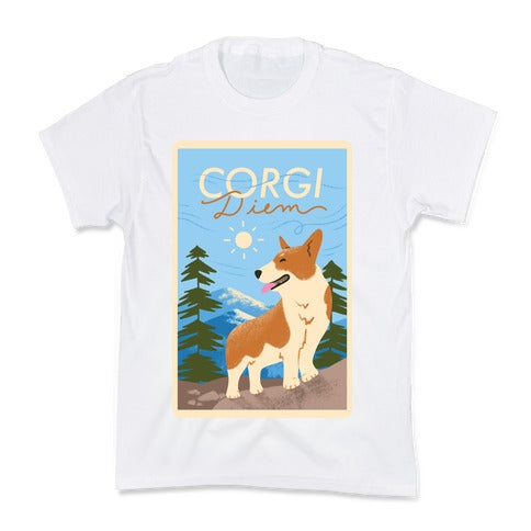 Corgi Diem Kid's Tee