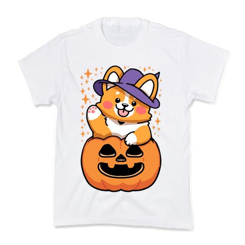 Cute Halloween Corgi Kid's Tee