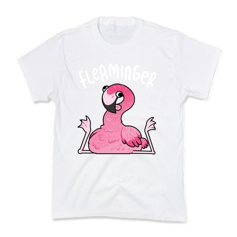 Derpy Flamingo Flerminger Kid's Tee