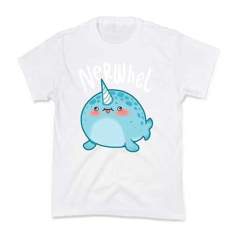 Derpy Narwhal Nerwhel Kid's Tee