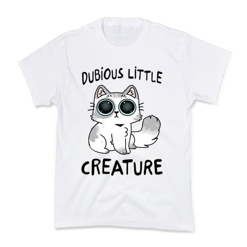 Dubious Little Creature Cat Kid's Tee