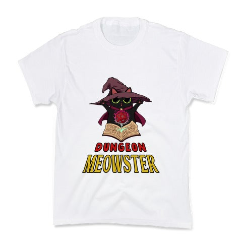 Dungeon Meowster Kid's Tee