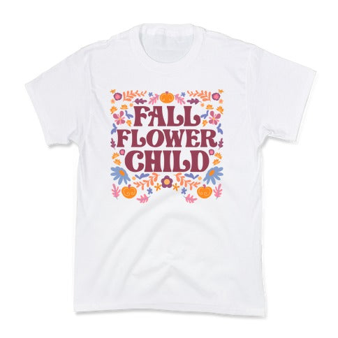 Fall Flower Child Kid's Tee