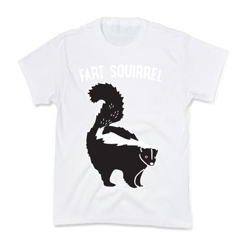 Fart Squirrel Skunk Kid's Tee