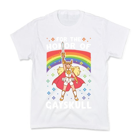 For the Honor of Gayskull Kid's Tee