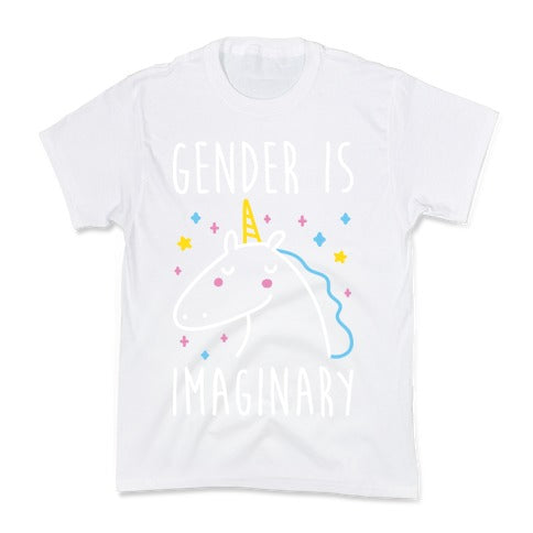 Gender Is Imaginary Unicorn Kid's Tee