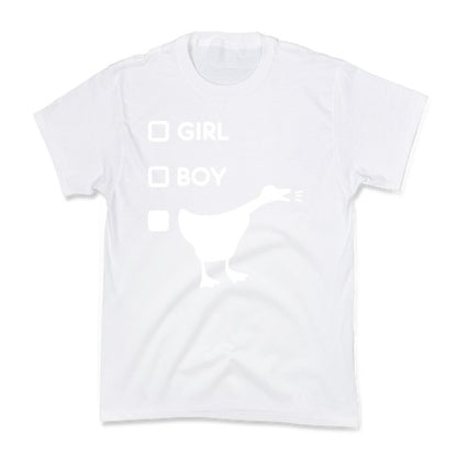 Girl Boy Goose Gender Kid's Tee