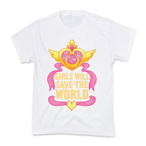 Girls Will Save The World Kid's Tee