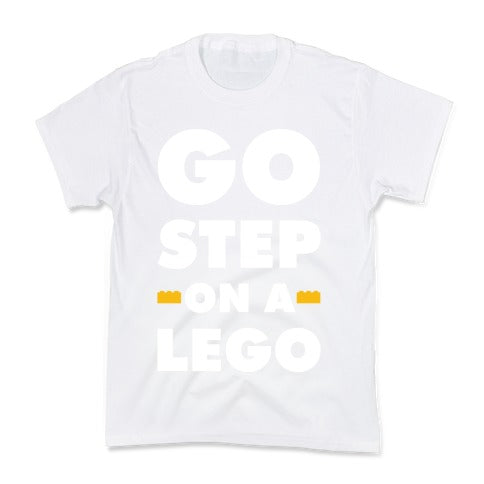 Go Step On A Lego Kid's Tee