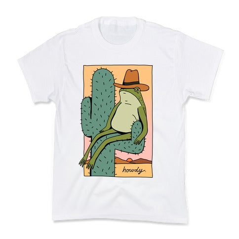 Howdy Frog Cowboy Kid's Tee