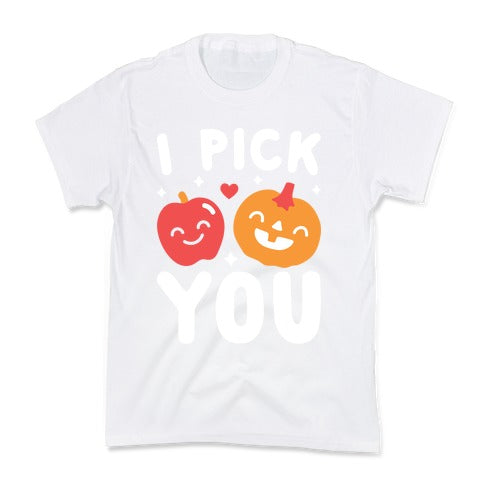 I Pick You Apple & Pumpkin Kid's Tee