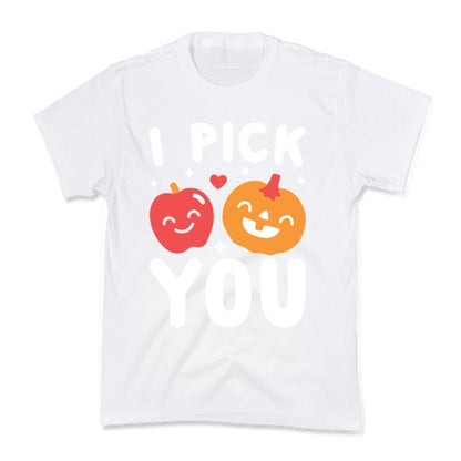 I Pick You Apple & Pumpkin Kid's Tee