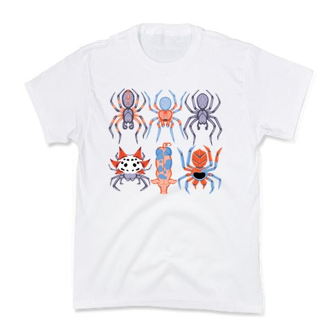 Into the Spiderverse Pattern Kid's Tee