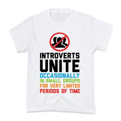 Introverts Unite! Kid's Tee