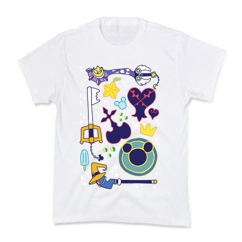 Kingdom Hearts pattern Kid's Tee