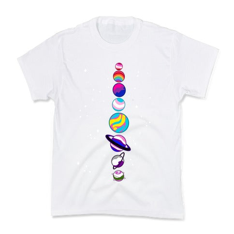 LGBTQ+ Planets Kid's Tee