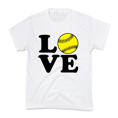 Love Softball Kid's Tee