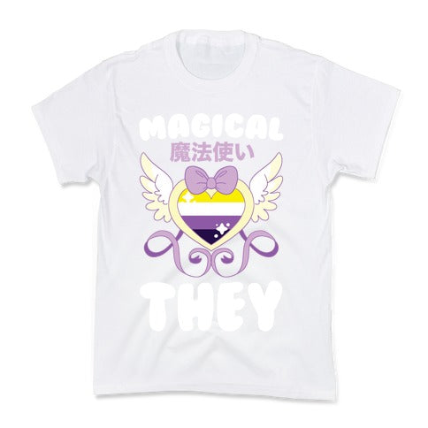 Magical They - Non-binary Pride Kid's Tee