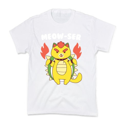 Meow-ser Bowser Kid's Tee