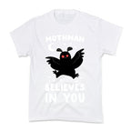 Mothman Believes in You Kid's Tee