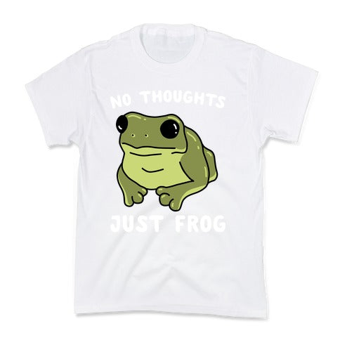 No Thoughts, Just Frog Kid's Tee