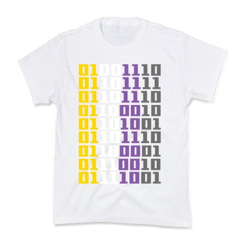 Non-Binary Code Kid's Tee