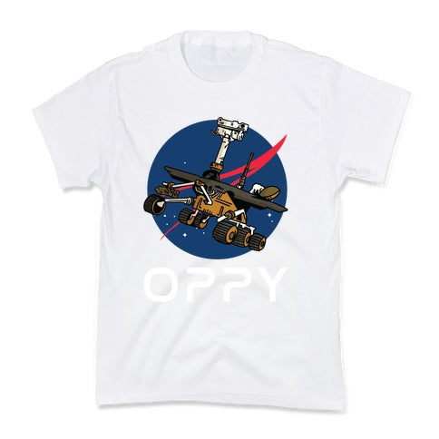 Oppy Nasa Parody Logo Kid's Tee