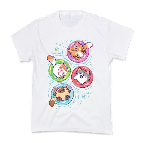 Pool Party Cats Kid's Tee