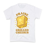 Praise Grilled Cheesus Kid's Tee