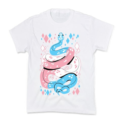 Pride Snakes: Trans Kid's Tee