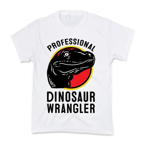 Professional Dinosaur Wrangler Kid's Tee