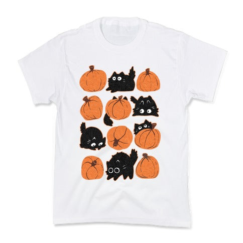 Pumpkin Cats Kid's Tee