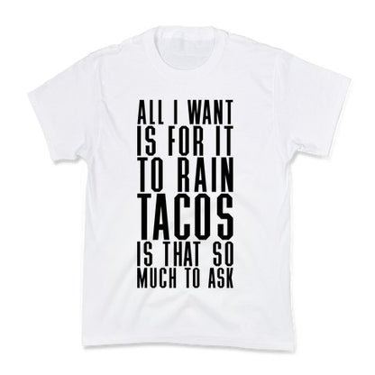 Rain Tacos Kid's Tee