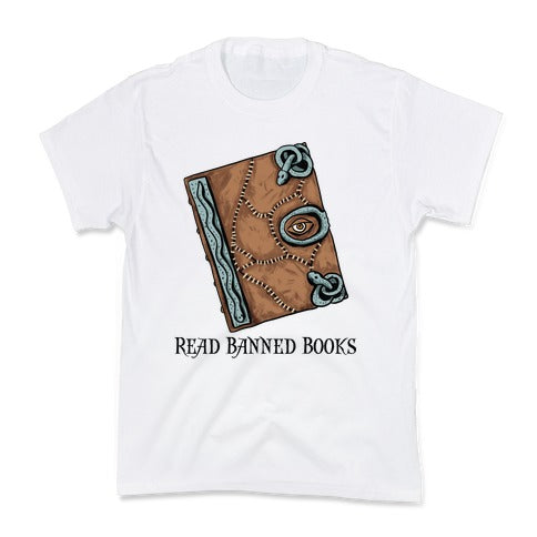 Read Banned Books Spellbook Kid's Tee