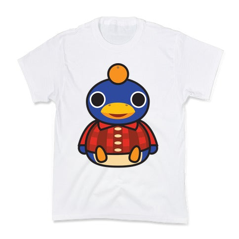 Roald Sitting With An Orange On His Head (Animal Crossing) Kid's Tee
