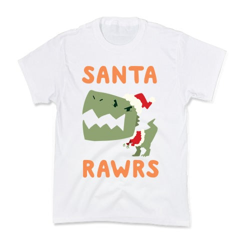 Santa RAWRS! Kid's Tee