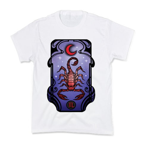 Scorpio Art Nouveau Kid's Tee