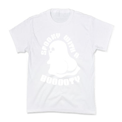 Spooky With A Booooty Ghost Kid's Tee