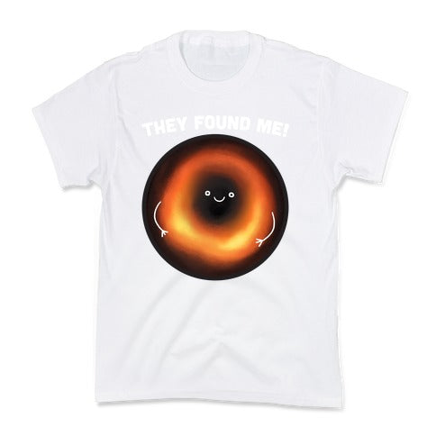 They Found Me Black Hole Kid's Tee