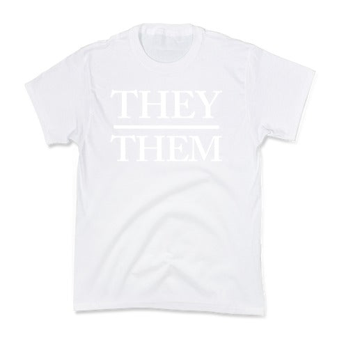 They/Them Pronouns Kid's Tee