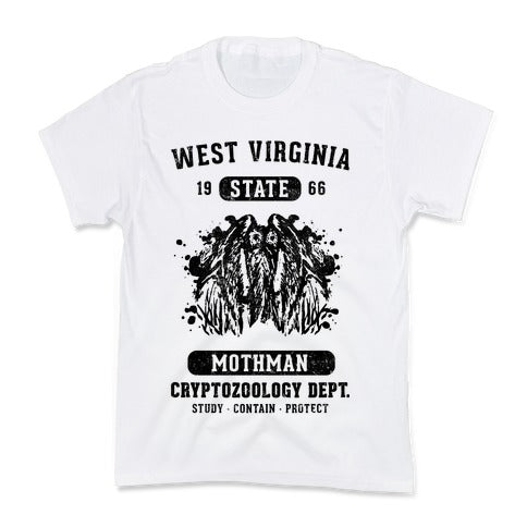 West Virginia Mothman Cryptozoology Kid's Tee