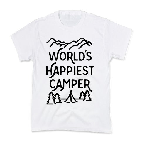 World's Happiest Camper Kid's Tee