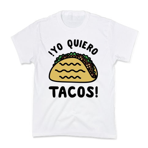 Yo Quiro Tacos Kid's Tee