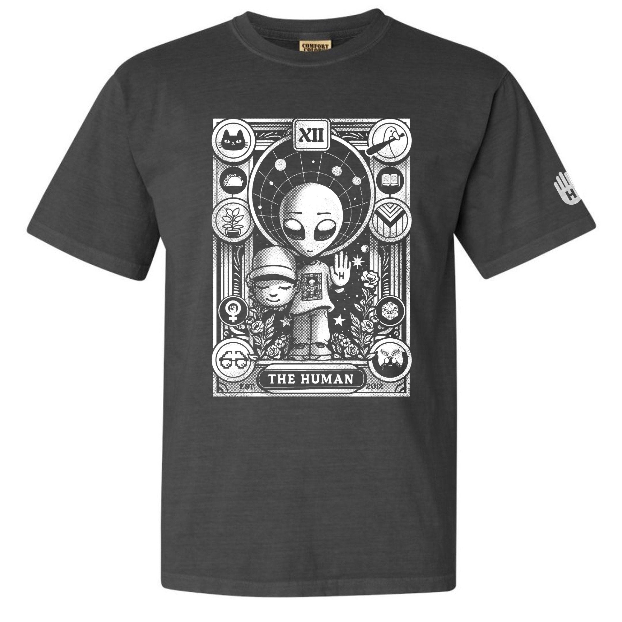 The Human Tarot Comfort Colors Heavyweight Tee