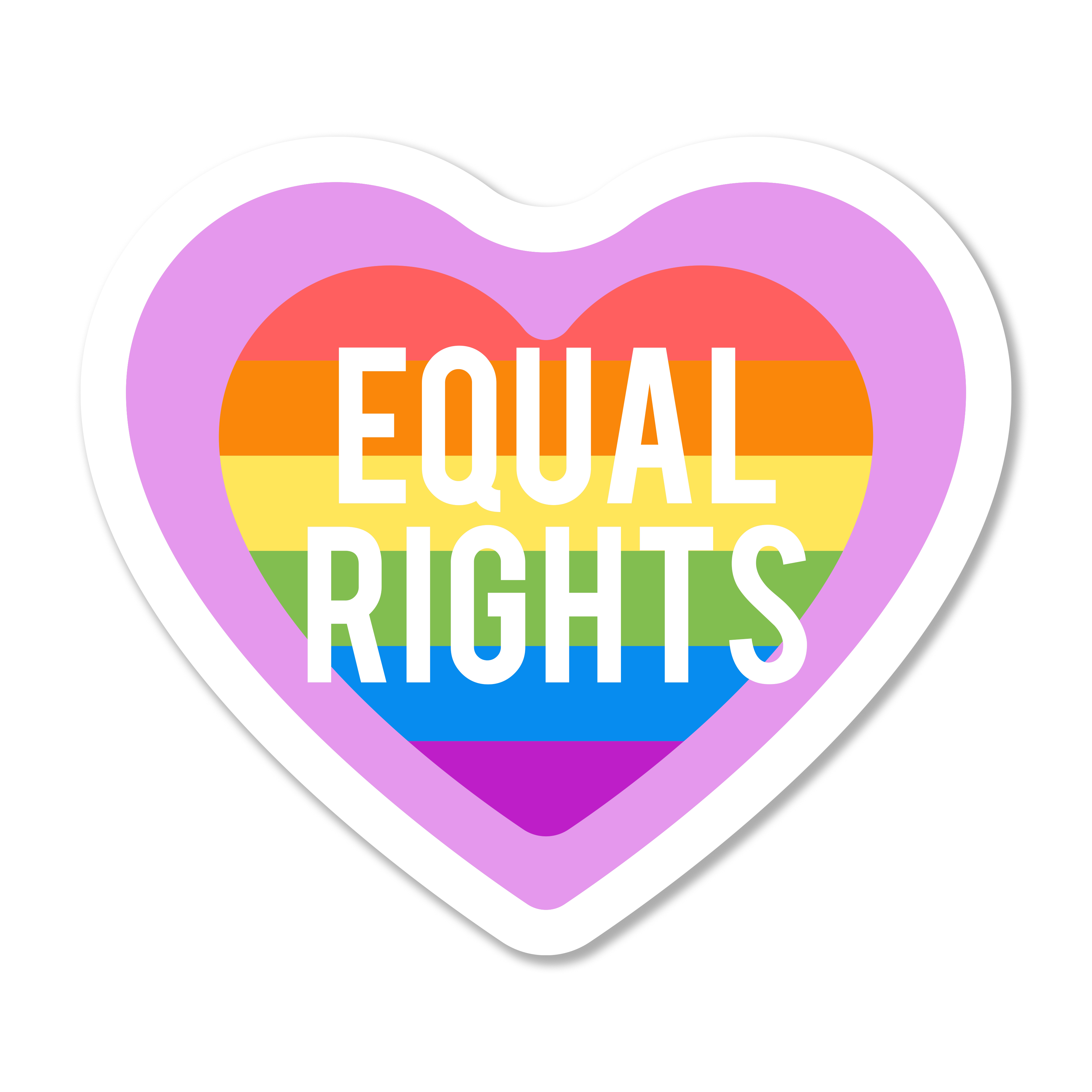 LGBTQ Sticker Die Cut Sticker