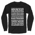 Andy Dwyer Band Names Longsleeve Tee