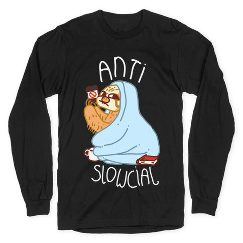Anti Slowcial Longsleeve Tee