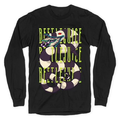 Beetlejuice Beetlejuice Beetlejuice Longsleeve Tee