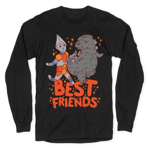 Best Friends Jet Jaguar & Godzilla Longsleeve Tee